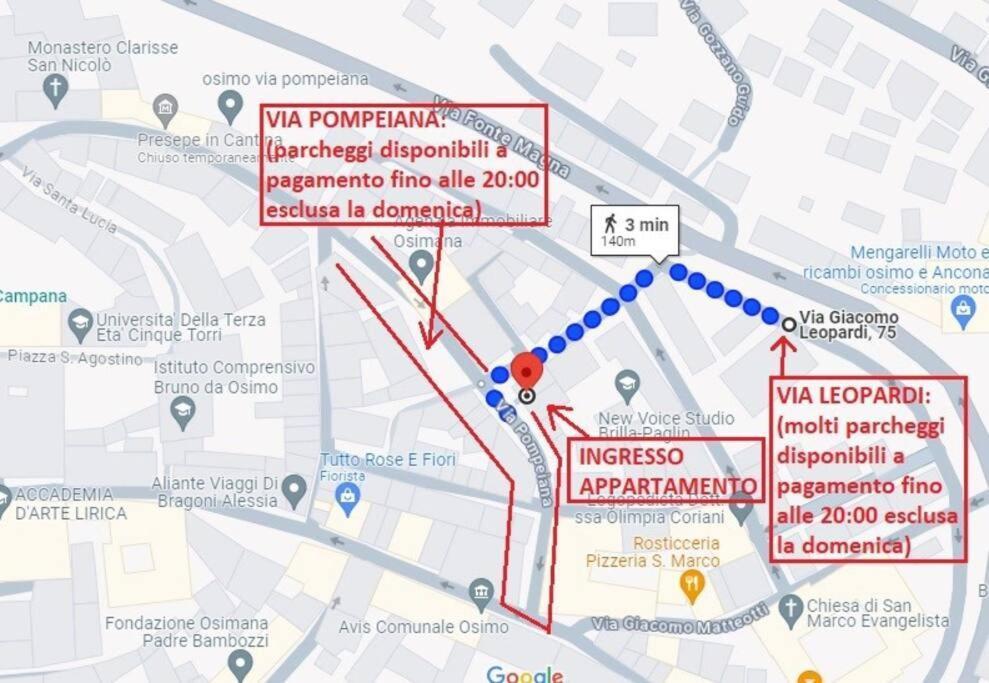 Osimo Nel Cuore Del Centro, Free Wi-Fi E Netflix Apartment Exterior photo